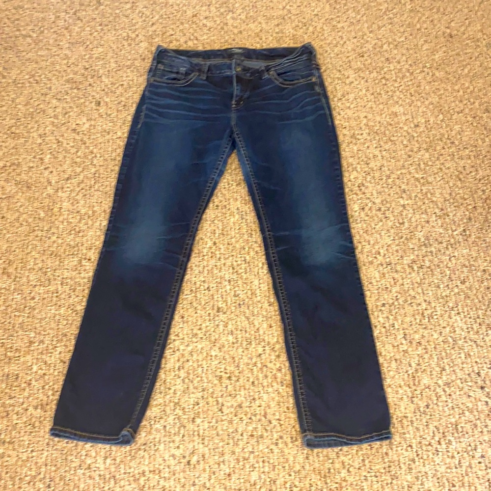 Silver Jeans Suki Straight Leg 34 Waist 32 Length